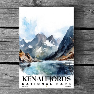 Kenai Fjords National Park Poster, Travel Art, Office Poster, Home Decor | S4 - image3